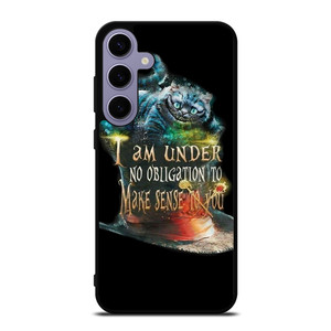 CHESHIRE CAT QUOTE ALICE IN WONDERLAND Samsung Galaxy S24 Plus Case Cover