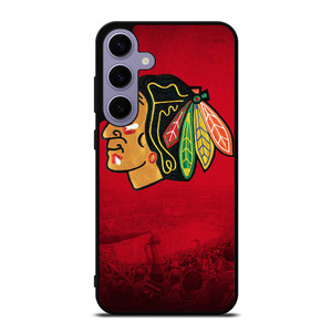 CHICAGO BLACKHAWKS NHL ICON Samsung Galaxy S24 Plus Case Cover