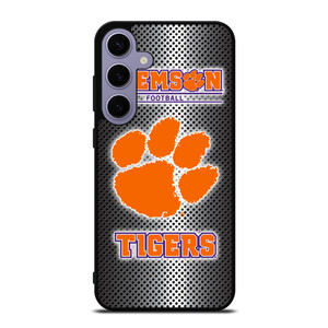 CLEMSON TIGERS METAL LOGO Samsung Galaxy S24 Plus Case Cover