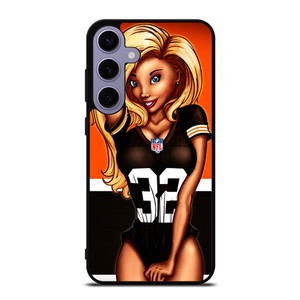 CLEVELAND BROWNS NFL CARTOON GIRL Samsung Galaxy S24 Plus Case Cover CLEVELAND BROWNS NFL CARTOON GIRL Samsung Galaxy S24 Plus Case Cover