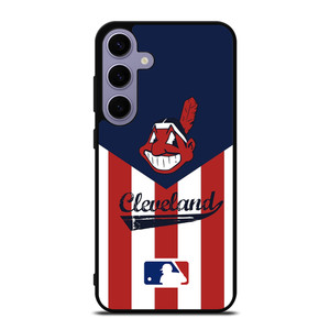 CLEVELAND INDIANS STRIPE LOGO Samsung Galaxy S24 Plus Case Cover CLEVELAND INDIANS STRIPE LOGO Samsung Galaxy S24 Plus Case Cover
