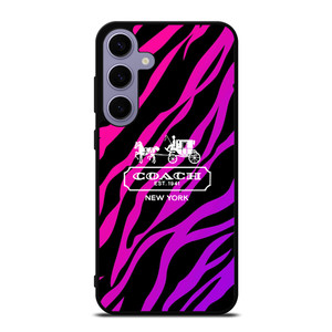 COACH NEW YORK BLACK VIOLET Samsung Galaxy S24 Plus Case Cover COACH NEW YORK BLACK VIOLET Samsung Galaxy S24 Plus Case Cover