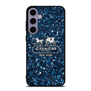 COACH NEW YORK BLUE STONE Samsung Galaxy S24 Plus Case Cover COACH NEW YORK BLUE STONE Samsung Galaxy S24 Plus Case Cover