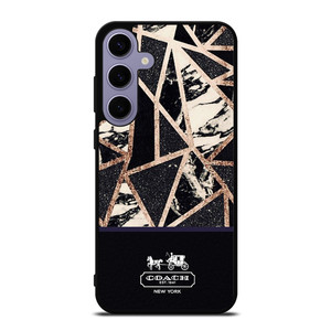 COACH NEW YORK GOLD BLACK TEXTURE Samsung Galaxy S24 Plus Case Cover COACH NEW YORK GOLD BLACK TEXTURE Samsung Galaxy S24 Plus Case Cover