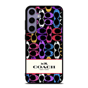 COACH NEW YORK PATTERN COLOR Samsung Galaxy S24 Plus Case Cover