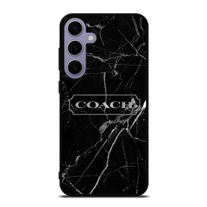 COACH NEW YORK SILVER MARBLE Samsung Galaxy S24 Plus Case Cover