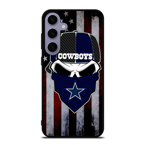DALLAS COWBOYS SKULL USA FLAG Samsung Galaxy S24 Plus Case Cover