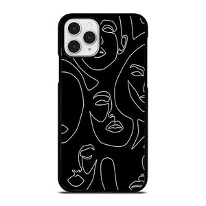 WOMAN FACE SKETCH PATTERN iPhone 11 Pro Case Cover WOMAN FACE SKETCH PATTERN iPhone 11 Pro Case Cover