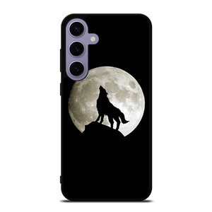FULL MOON WOLF SILHOUETTE Samsung Galaxy S24 Plus Case Cover FULL MOON WOLF SILHOUETTE Samsung Galaxy S24 Plus Case Cover