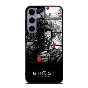 GHOST OF TSUSHIMA LOGO BLACK WHITE Samsung Galaxy S24 Plus Case Cover GHOST OF TSUSHIMA LOGO BLACK WHITE Samsung Galaxy S24 Plus Case Cover