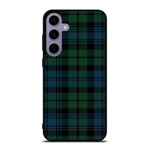 GREEN BLUE TARTAN PATTERN Samsung Galaxy S24 Plus Case Cover GREEN BLUE TARTAN PATTERN Samsung Galaxy S24 Plus Case Cover