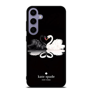 KATE SPADE BLACK WHITE SWAN Samsung Galaxy S24 Plus Case Cover