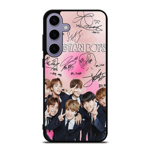 KPOP BTS LOVE PINK SIGNATURE Samsung Galaxy S24 Plus Case Cover