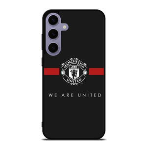 MANCHESTER UNITED BLACK Samsung Galaxy S24 Plus Case Cover MANCHESTER UNITED BLACK Samsung Galaxy S24 Plus Case Cover