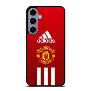 MANCHESTER UNITED FC ADIDAS STRIPES Samsung Galaxy S24 Plus Case Cover MANCHESTER UNITED FC ADIDAS STRIPES Samsung Galaxy S24 Plus Case Cover