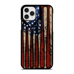 USA FLAG AMERICAN BASEBALL iPhone 11 Pro Case Cover