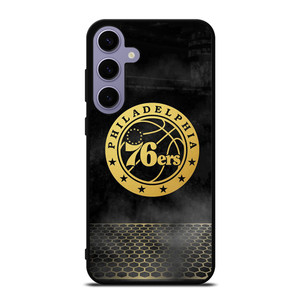 PHILADELPHIA 76ERS GOLD LOGO Samsung Galaxy S24 Plus Case Cover