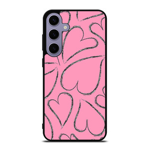 PINK LOVE BRUSHES PATTERN Samsung Galaxy S24 Plus Case Cover PINK LOVE BRUSHES PATTERN Samsung Galaxy S24 Plus Case Cover