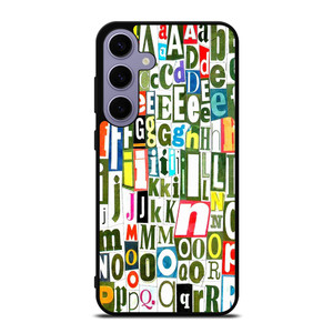 RETRO ALPHABET GREEN COLLAGE Samsung Galaxy S24 Plus Case Cover