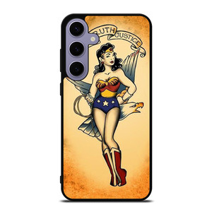 SAILOR JERRY TATTOO WONDER WOMAN Samsung Galaxy S24 Plus Case Cover