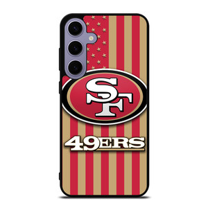 SAN FRANCISCO 49ERS AMERICAN FLAG Samsung Galaxy S24 Plus Case Cover