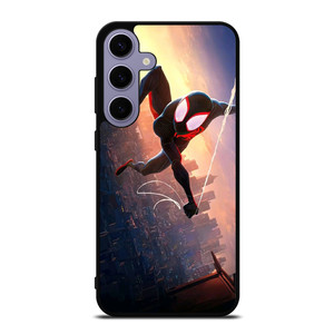 SPIDERMAN MILES MORALES ACROSS SPIDER-VERSE SWING Samsung Galaxy S24 Plus Case Cover SPIDERMAN MILES MORALES ACROSS SPIDER-VERSE SWING Samsung Galaxy S24 Plus Case Cover