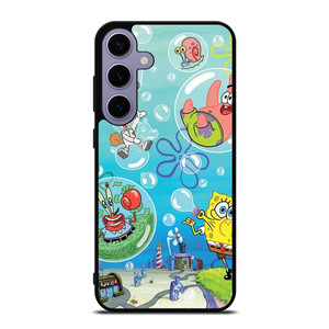 SPONGEBOB AND FRIENDS BUBBLES Samsung Galaxy S24 Plus Case Cover SPONGEBOB AND FRIENDS BUBBLES Samsung Galaxy S24 Plus Case Cover
