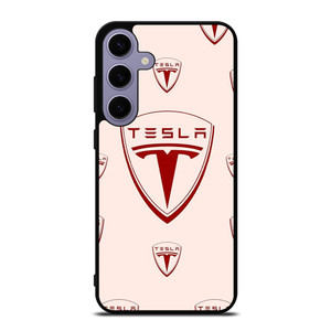 TESLA CAR LOGO COLLAGE Samsung Galaxy S24 Plus Case Cover
