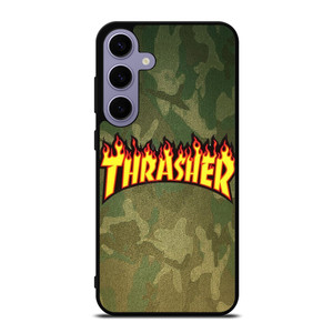 THRASHER LOGO CAMO FABRIC Samsung Galaxy S24 Plus Case Cover THRASHER LOGO CAMO FABRIC Samsung Galaxy S24 Plus Case Cover