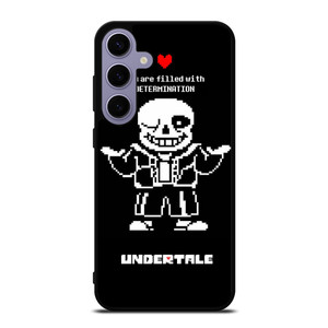 UNDERTALE SANS 8 BIT QUOTE Samsung Galaxy S24 Plus Case Cover