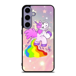 UNICORN POOPING RAINBOW Samsung Galaxy S24 Plus Case Cover
