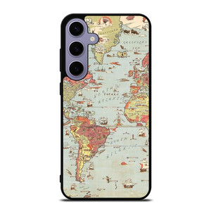 VINTAGE MAP Samsung Galaxy S24 Plus Case Cover