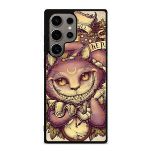 ALICE IN WONDERLAND CHESHIRE CAT ART Samsung Galaxy S24 Ultra Case Cover ALICE IN WONDERLAND CHESHIRE CAT ART Samsung Galaxy S24 Ultra Case Cover