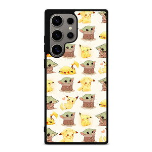BABY YODA STAR WARS PIKACHU POKEMON Samsung Galaxy S24 Ultra Case Cover
