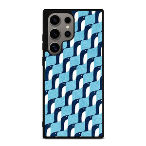 BLUE PENGUINS PATTERN Samsung Galaxy S24 Ultra Case Cover BLUE PENGUINS PATTERN Samsung Galaxy S24 Ultra Case Cover