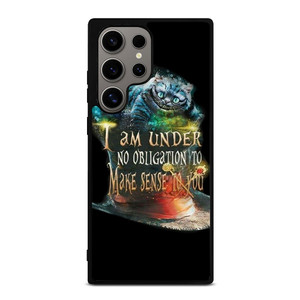 CHESHIRE CAT QUOTE ALICE IN WONDERLAND Samsung Galaxy S24 Ultra Case Cover CHESHIRE CAT QUOTE ALICE IN WONDERLAND Samsung Galaxy S24 Ultra Case Cover