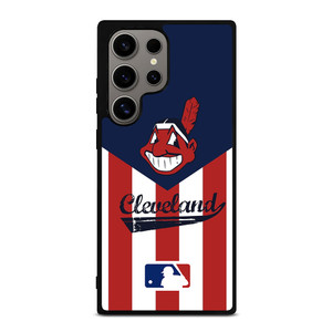 CLEVELAND INDIANS STRIPE LOGO Samsung Galaxy S24 Ultra Case Cover CLEVELAND INDIANS STRIPE LOGO Samsung Galaxy S24 Ultra Case Cover