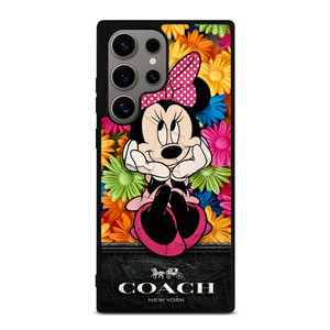 COACH MINNIE MOUSE FLOWER Samsung Galaxy S24 Ultra Case Cover
