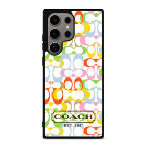 COACH NEW YORK COLORFUL Samsung Galaxy S24 Ultra Case Cover