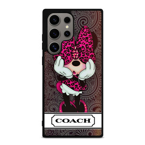 COACH NEW YORK MINNIE MOUSE CUTE Samsung Galaxy S24 Ultra Case Cover