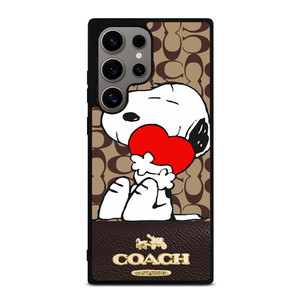 COACH NEW YORK SNOOPY Samsung Galaxy S24 Ultra Case Cover COACH NEW YORK SNOOPY Samsung Galaxy S24 Ultra Case Cover