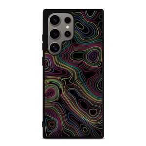 COLORFUL ABSTRACT LINES Samsung Galaxy S24 Ultra Case Cover