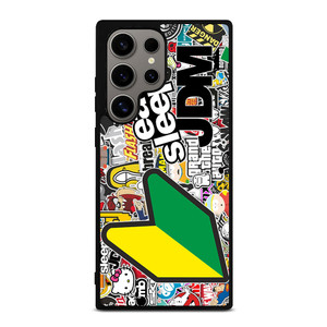 EAT SLEEP JDM STICKER BOMB Samsung Galaxy S24 Ultra Case Cover