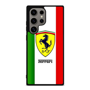 FERRARI ITALI FLAG LOGO Samsung Galaxy S24 Ultra Case Cover