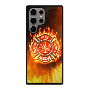 FIREFIGHTER FIREMAN FIRE LOGO Samsung Galaxy S24 Ultra Case Cover