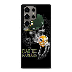GREEN BAY PACKERS SKULL Samsung Galaxy S24 Ultra Case Cover GREEN BAY PACKERS SKULL Samsung Galaxy S24 Ultra Case Cover