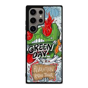 GREEN DAY BAND REVOLUTION RADIO TOUR Samsung Galaxy S24 Ultra Case Cover GREEN DAY BAND REVOLUTION RADIO TOUR Samsung Galaxy S24 Ultra Case Cover
