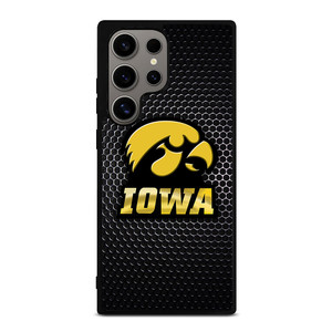 IOWA HAWKEYES METAL LOGO Samsung Galaxy S24 Ultra Case Cover