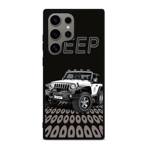 JEEP WHITE CAR Samsung Galaxy S24 Ultra Case Cover