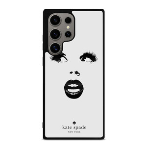 KATE SPADE BLACK WHITE FACE Samsung Galaxy S24 Ultra Case Cover